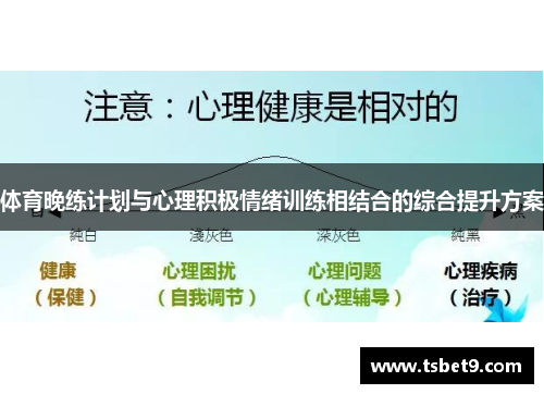 体育晚练计划与心理积极情绪训练相结合的综合提升方案